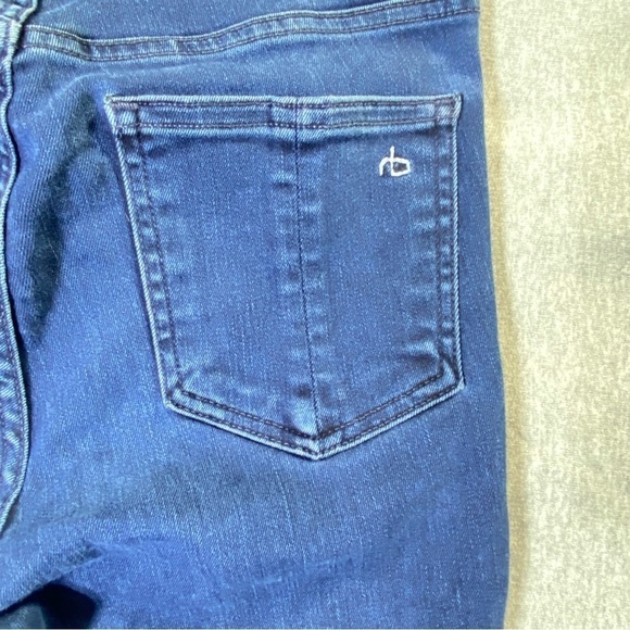 RAG & BONE Jeans Women's SZ 26 Blue Hi Rise Ankle Skinny Stretch Casual Denim - Picture 6 of 16